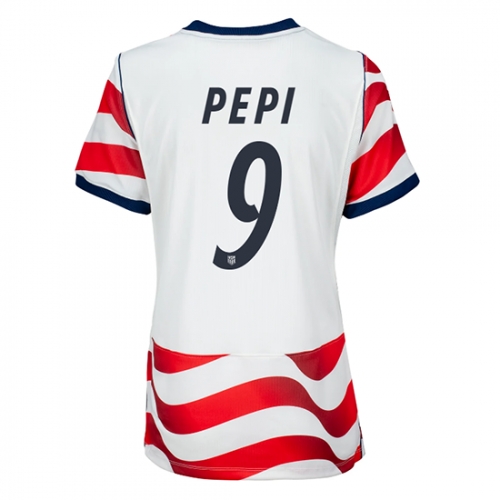 Billige Fotballdrakt Forente stater Ricardo Pepi #9 Replika Hjemmedrakt Dame VM 2026 Kortermet Billige Fotballdrakt Forente stater Ricardo Pepi #9 Replika Hjemmedrakt Dame VM 2026 Kortermet